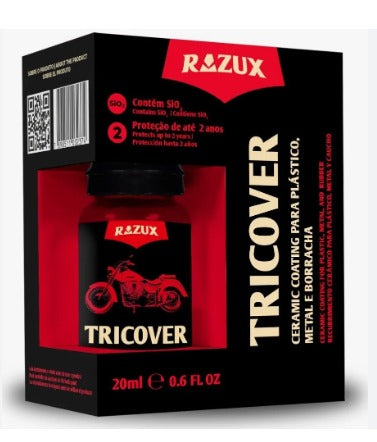 TRICOVER CERAMIC COATING PARA PLASTICO, METAL E BORRACHA 20ML RAZUX