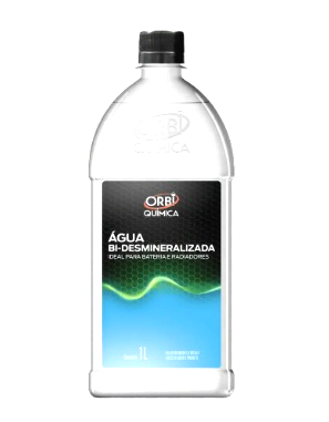 AGUA DESMINERALIZADA  P/ BATERIAS E RADIADORES 1L ORBI QUIMICA