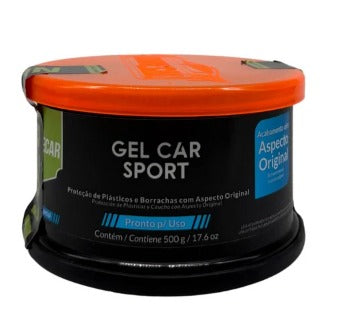 GEL CAR SPORT PROTECAO PROLONGADA DE PLASTICOS E BORRACHAS 500ML NOBRE CAR