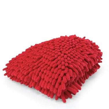 LUVA DE MICROFIBRA COM TENTACULOS VERMELHO 26X22CM LINCOLN