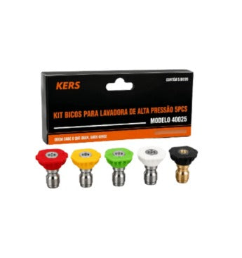 KIT BICOS PARA LAVADORA DE ALTA PRESSAO 40025 5PCS KERS