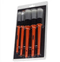 KIT DE PINCEIS CERDAS SINTETICAS 5PCS PARA DETALHAMENTO MASTER'S TOUCH KERS