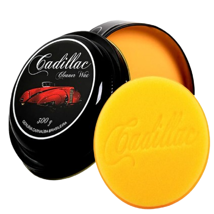 CERA DE CARNAÚBA CLEANER WAX 300G CADILLAC