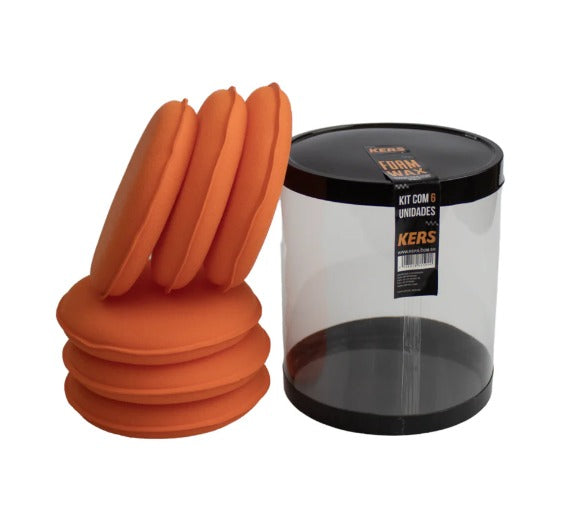 FOAM WAX APLICADOR DE ESPUMA MACIO KIT COM 6 UNIDADES KERS