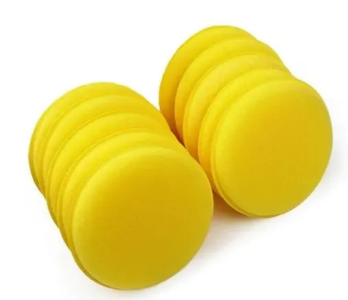 KIT DE APLICADOR DE CERA AMARELO 120MMx120MMx20MM COM 20 UNIDADES DETAILER