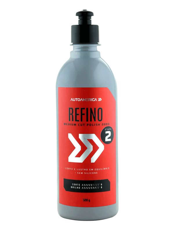COMPOSTO POLIDOR DE REFINO MEDIUM CUT POLISH 2000 500G AUTOAMERICA