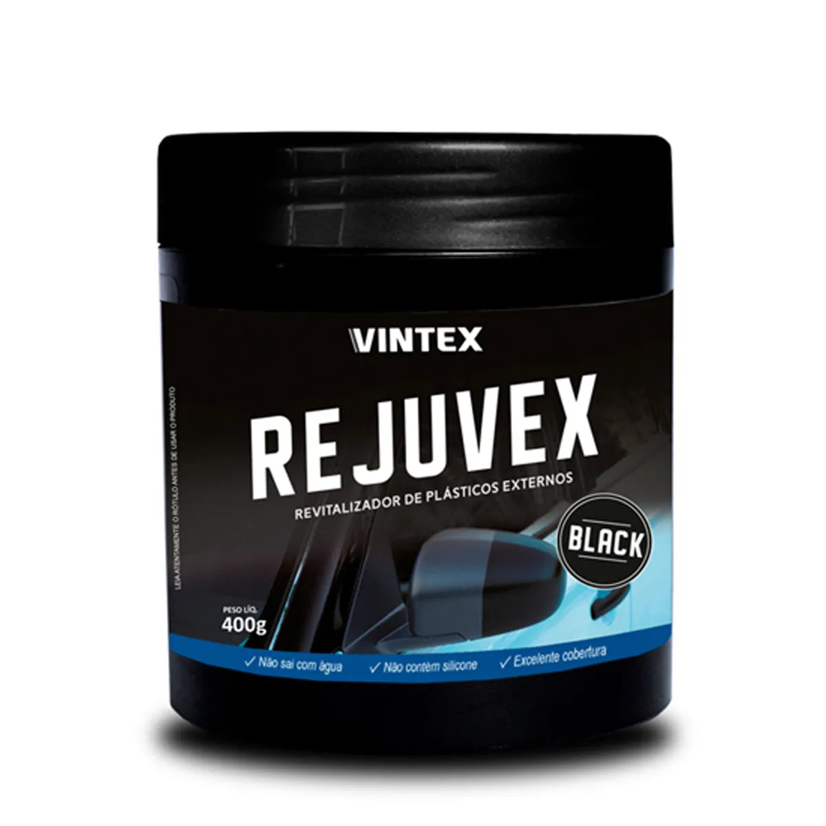REJUVEX BLACK REVITALIZADOR DE PLÁSTICOS EXTERNOS 400G VONIXX
