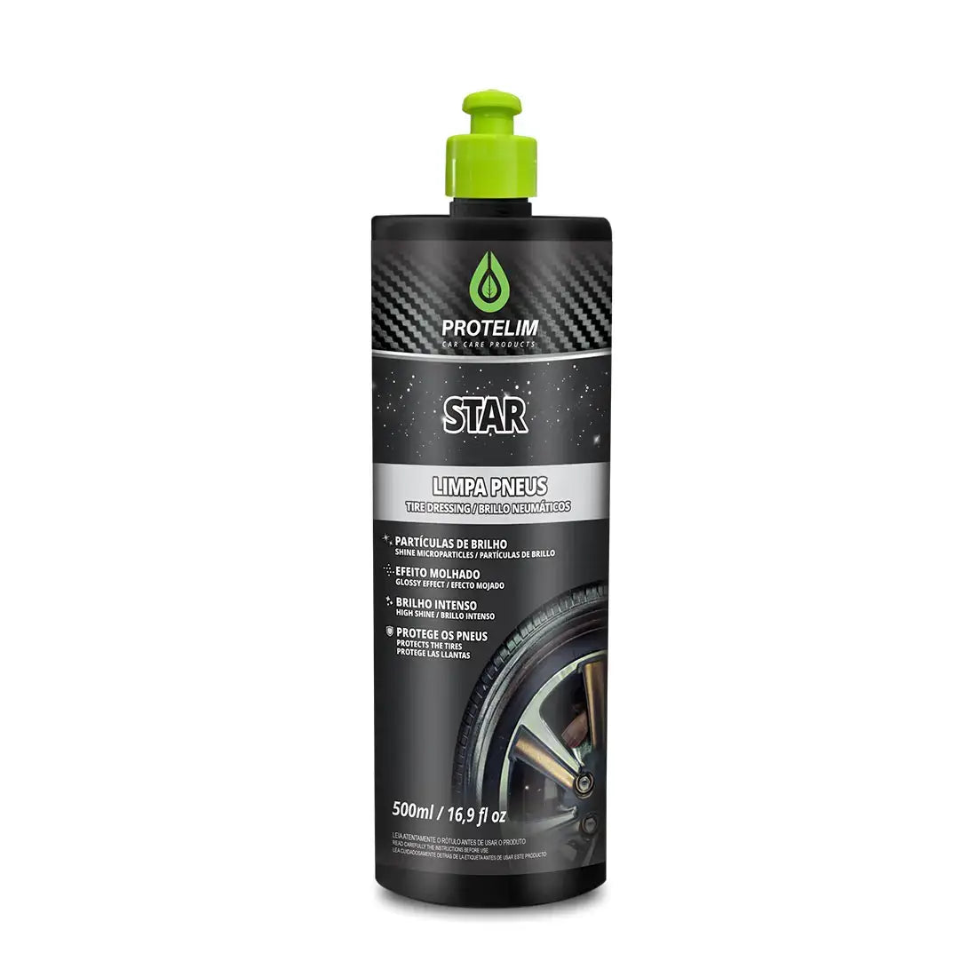 PRETINHO LIMPA PNEUS STAR 500ML PROTELIM