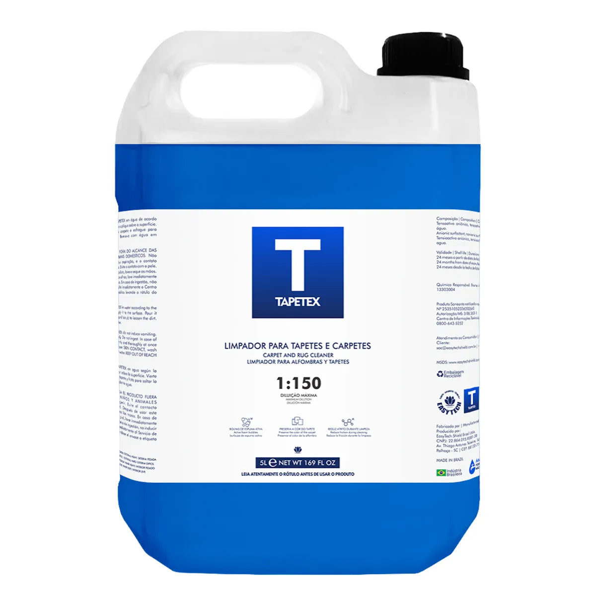 TAPETEX LIMPADOR PARA TAPETES E CARPETES 5L EASYTECH
