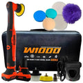 NANO POLITRIZ RECARREGAVEL ROTATIVA E ROTO ORBITAL W1000 12V + KIT DE BOINA DE ESPUMA E HIBRIDA KERS
