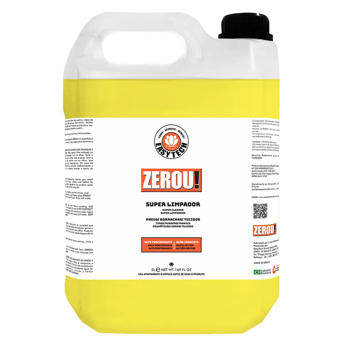 ZEROU SUPER LIMPADOR 5L EASYTECH